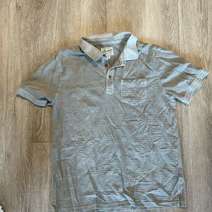Men’s lucky brand washed and worn collared shirt. Size large